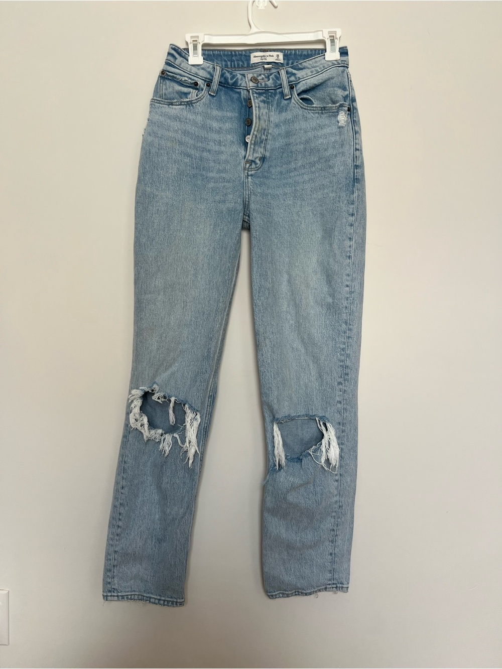 Abercrombie & Fitch Curve Love The Dad High Rise Jeans